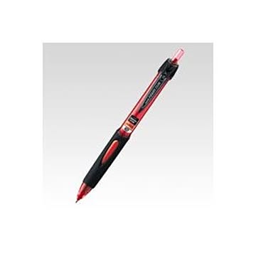 （まとめ） 三菱鉛筆 パワータンクスタンダード ノック式 （0.7mm） SN-200PT-07.15 赤 1本入 【×10セット】