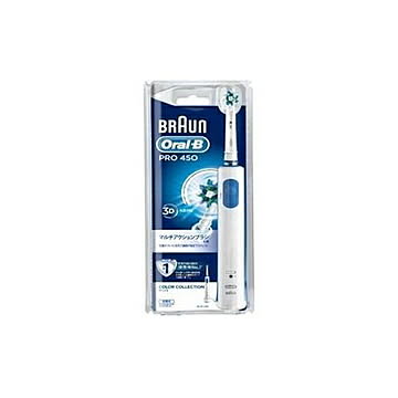 BRAUN PRO450 電動歯ブラシ ホワイト D165231AWH