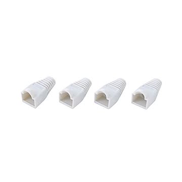 (まとめ)サンワサプライ モジュラーカバー(先付けタイプ・白) ADT-MC4W-100×2セット