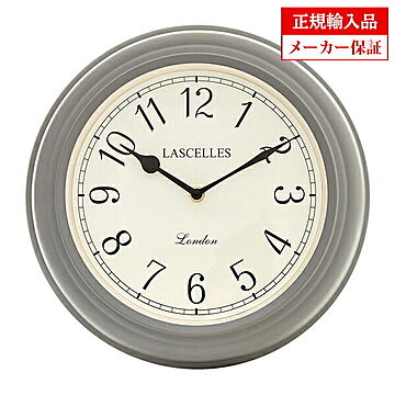 【正規輸入品】 イギリス ロジャーラッセル 掛け時計 ROGER LASCELLES  Classic Wall Clock Cream GREY クリーム／グレー (LC/LASC/GREY)