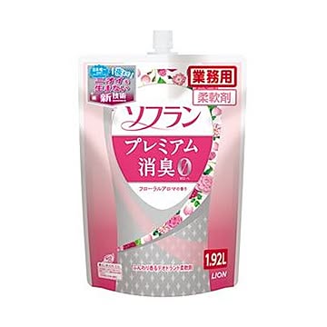 （まとめ）ライオン ソフラン プレミアム消臭フローラルアロマの香り 業務用 1.92L 1個【×10セット】