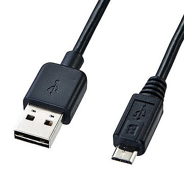 サンワサプライ　両面挿せるマイクロUSBケーブル(MicroB)　KU-RMCB05 管理No. 4969887843079