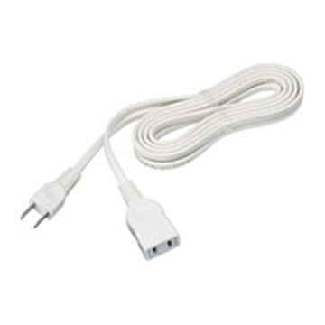 （まとめ）朝日電器 ELPA 電源延長コード LPE-105NW 5m×5セット