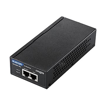 まとめエレコム IEEE802.3af対応PoEインジェクター EIB-UG01-PF2 1台×3セット