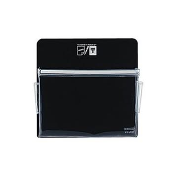 （まとめ）コクヨ マグネットポケット ハガキヨコ165×165mm 黒 マク-510ND 1セット（6個）【×3セット】