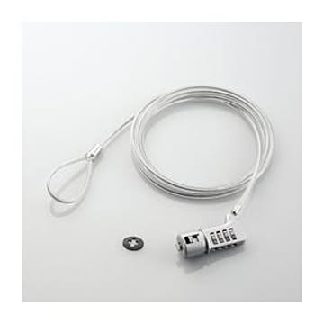 (まとめ)エレコム セキュリティロック ESL-37【×2セット】