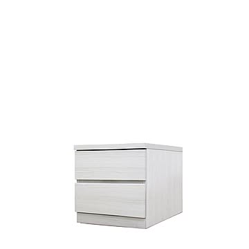 丸田木工 フィット 幅40 2段 奥行55 チェスト 完成品 日本製 大川家具