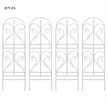 フェンス 4枚組 組立式 アイアントレリス IF-FN7950-4P 幅545x奥行15x高さ1830mm 住まいスタイル
