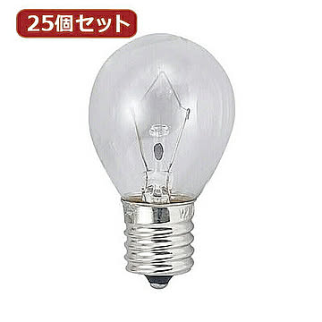 YAZAWA 25個セット クリプトンミニランプ40W形クリア KS351736CX25 管理No. 4560352869077