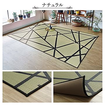 イケヒコ・コーポレーション い草ラグ Fレヴィン 191×250cm ナチュラル