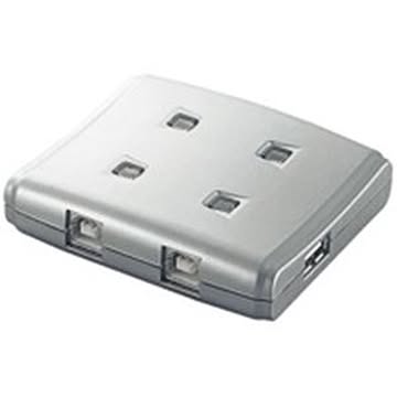 (業務用10セット) エレコム(ELECOM) USB切替器4切替 USS2-W4