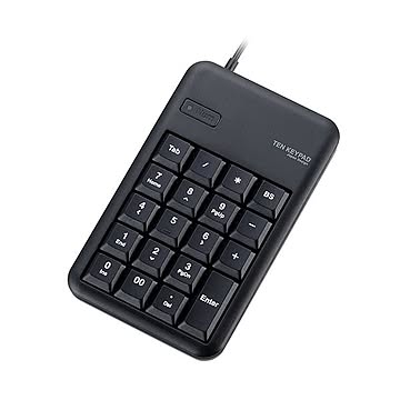 まとめ エレコム コンパクトUSBテンキーパッドブラック TK-TCM013BK 1個 ×10セット