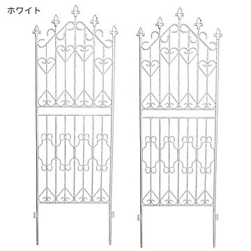 フェンス 組立式 2枚組 アイアンフェンス150 ロータイプ DF009L-2P 幅530x奥行17x高さ1560mm 住まいスタイル