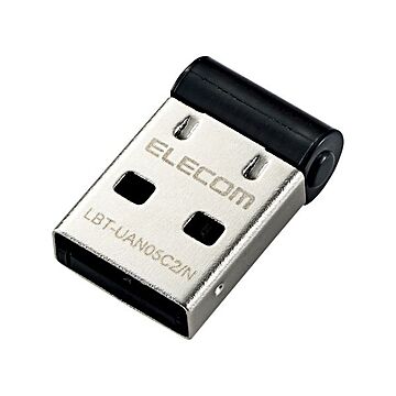 エレコム Bluetooth USBアダプタ/PC用/超小型/Ver4.0/Class2/forWin10/ブラック LBT-UAN05C2/N