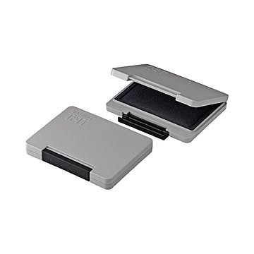 （まとめ） シヤチハタ 強着スタンプ台 タート 多目的タイプ 大形 黒 ATGN-3-K 1個 【×2セット】