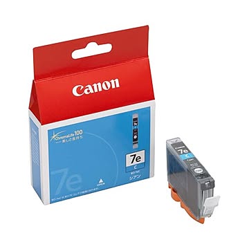 （まとめ） キャノン Canon インクタンク BCI-7eC シアン 0365B001 1個 【×4セット】