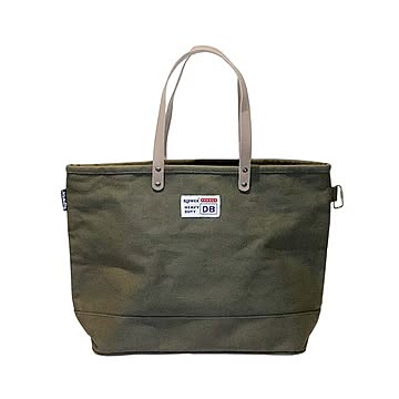 SLOWER スロウワー PEBBLE CANVAS TOTE BAG DOBBY 5033 ぺブル キャンバストートバッグ ドビー 5033 ドビー織 帆布生地 手提げ 21L レザーハンドル