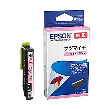 （まとめ）エプソン インクカートリッジ サツマイモライトマゼンタ SAT-LM 1個【×10セット】