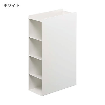 山崎実業 タワー ラップスタンド4段 ホワイト