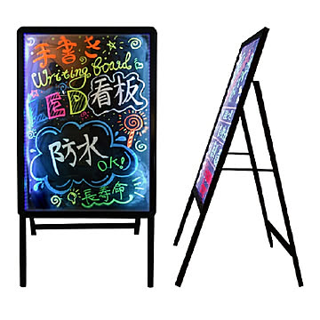 大 LED 看板 ネオンサイン 電飾スタンド 店舗用看板 店舗看板 ネオン メニューボード A型看板 立て看板 屋外 スタンド看板 看板 店舗用 店舗用看板 黒板