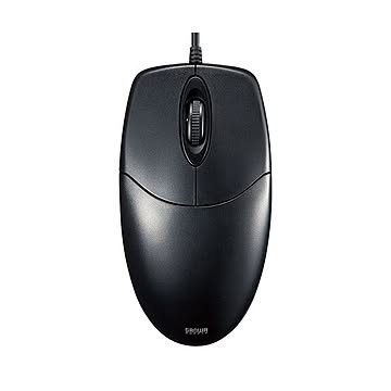 （まとめ）サンワサプライ 静音防水マウス ブラックMA-IR131BS 1個【×2セット】
