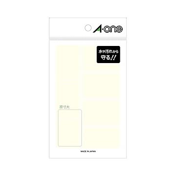 （まとめ） エーワン 透明保護ラベル 06011用30×47mm 08369 1パック（56片：7片×8シート） ×30セット
