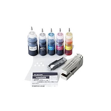 エレコム キヤノン371+370用詰め替えインクセット THC-371370SET5