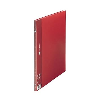 （業務用10セット） プラス クリアーファイル10P FC-121EL A4S 赤 10冊