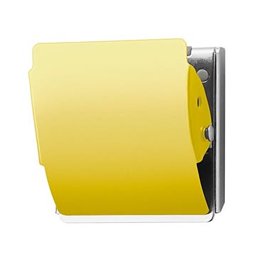 （まとめ）プラス マグネットクリップ CP-047MCR L 黄 10個×5セット