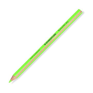 まとめ ステッドラー テキストサーファー ドライ蛍光色鉛筆太軸 ネオングリーン 128 64-5 1セット12本  ×10セット