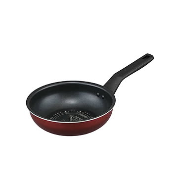 ダイヤモンドコートフライパン炒め鍋 IH・ガス火両用20cm VDI-W20 ワインレッド