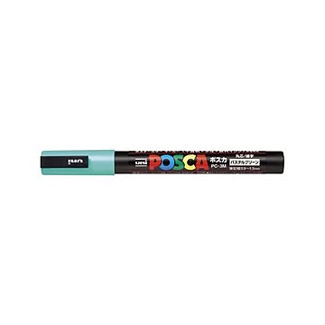 （まとめ） 三菱鉛筆 ポスカ ナチュラルカラー 細字 0.9〜1.3mm パステルグリーン 【×20セット】