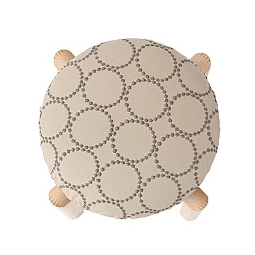 マッシュルームスツール専用ファブリックカバー　ミナペルホネン　tambourine エクリュ　グレー