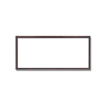 【長方形額】木製額 縦横兼用額 カラー4色展開 ■カラー長方形額（500×250mm）ブラウン