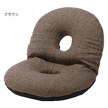 東谷 カックンリクライナー RKC-184 ブラウン 幅48x奥行56x高さ37cm