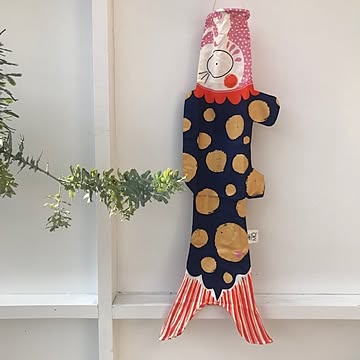 Madame MO（マダムモー）こいのぼり　Sサイズ70cm　koi2.4 Gold Pot