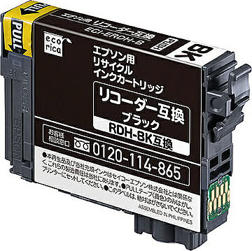 エコリカecoricaECI-ERDH-Bリサイクルインク 管理No. 4562451402131