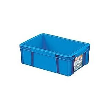 【セット】 ホームコンテナー/コンテナボックス ブルー 材質：PP 〔汎用 道具箱 DIY用品 工具箱〕【代引不可】