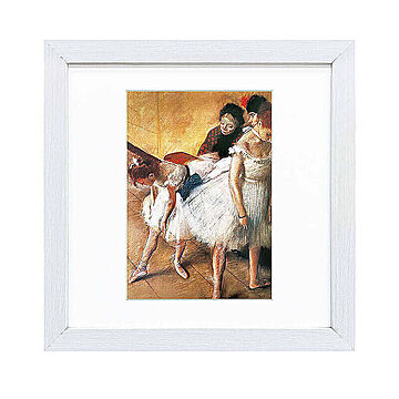 Edgar Degas（エドガー ドガ） ダンスの試験 アートポスター（フレーム付き） m11542