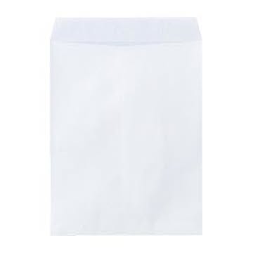 （まとめ） クラフト封筒ホワイト 100枚パック PK-138W 100枚入 【×2セット】