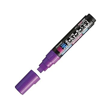 (まとめ) レイメイ藤井 蛍光ボードマーカー 太字平芯 バイオレット LBM281V 1本 【×30セット】