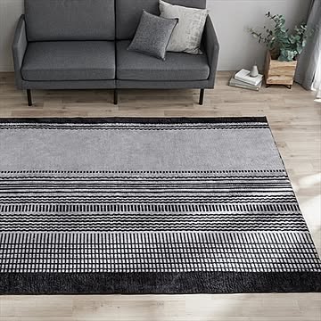 タフト風ラグ 185×185cm ORG-TC1818 全3色