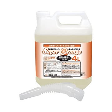（まとめ） UYEKI スーパーオレンジ多目的クリーナー 詰替 4L×3セット