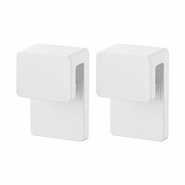 tower タワー (山崎実業) フィルムフック差し込み式歯ブラシ＆チューブホルダーW4【2個組】Film Hook Slot-in Toothbrush & Tube Holder, W4 洗面台