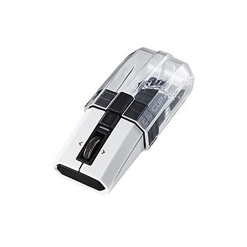 エレコム CAPCLIP PRO/Ultimate Blueマウス/Bluetooth5.0対応/4ボタン/ホワイト M-CCP1BBWH