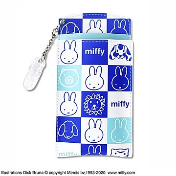 ミッフィー 胸ポケット用ペンケース スクエアブルー 【2個セット】