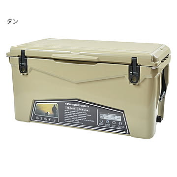 キュリアス ICE AGE クーラーボックス 75QT 70.9L タン