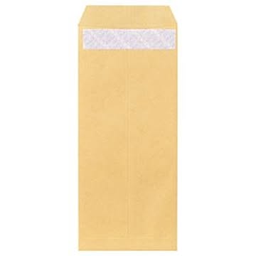 （まとめ） ピース R40再生紙クラフト封筒 テープのり付 長4 70g／m2 〒枠あり 841 1パック（100枚） 【×10セット】