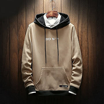 【在庫限り】DON’Tパーカー　ビッグシルエットパーカー　長袖 秋服 冬服 フード付き スウェットパーカー シンプル カジュアル おしゃれ