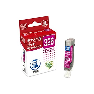 （まとめ） ジット（キヤノン Canon用） インクジェットカートリッジ JIT-C326M マゼンタ 1個入 【×3セット】